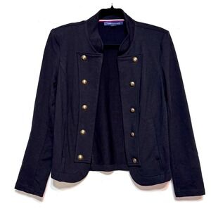 Tommy‎ Hilfiger Military Cadet Blazer Womens Size S Regency Academia Preppy Chic